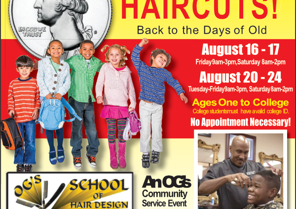 Back to School Haircuts at OG's School of Hair Design