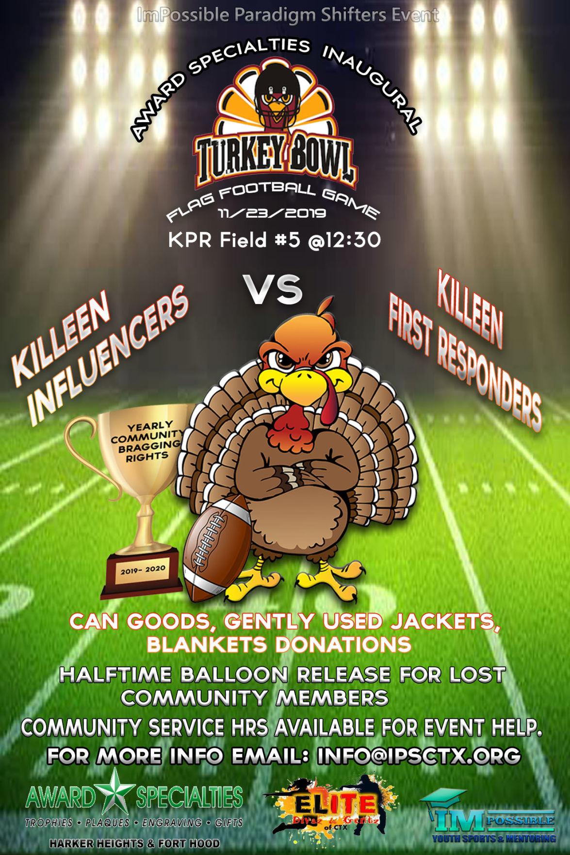 Inaugural Turkey Bowl game in Killeen KDHEvents Events in the